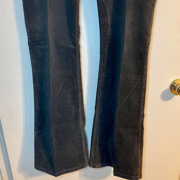 NWT Express dark gray corduroy flare pants 31 - Picture 3 of 13